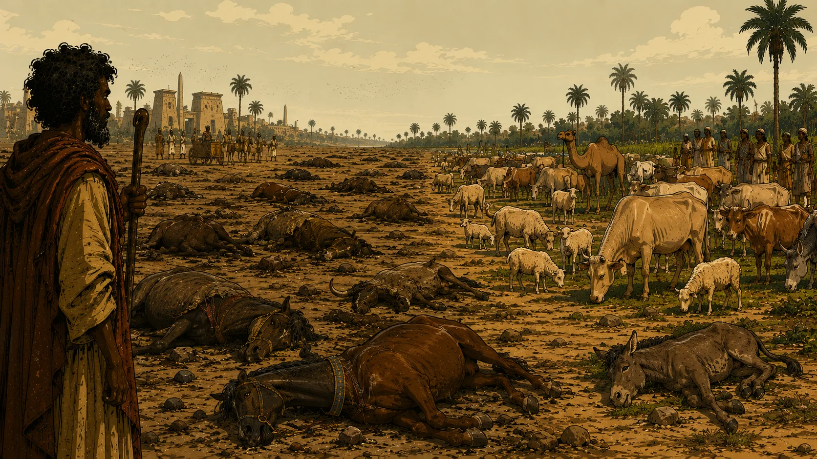Plague Five — The Livestock of Egypt — Exodus 9:1–7